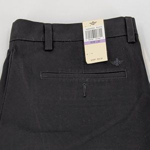 Docker's Black Classic Fit Khaki Pants 38x30